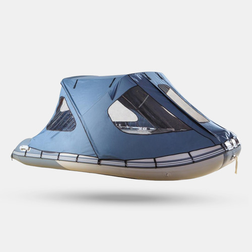 Тент ходовой с каркасом для лодок Gladiator C450AL и D450AL цифровой камуфляж