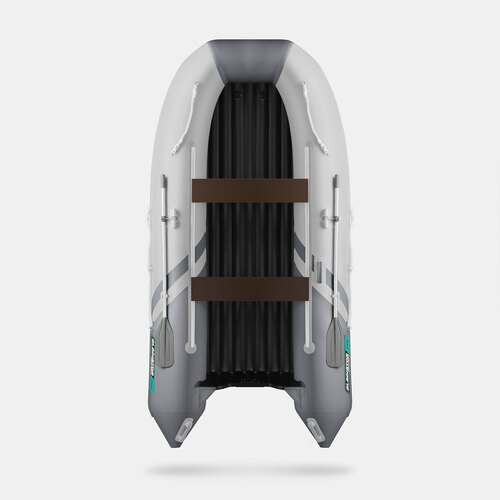 Надувная лодка GLADIATOR E350S светло/темно-серый