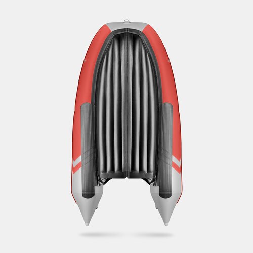 Надувная лодка GLADIATOR E330PRO красно-белый