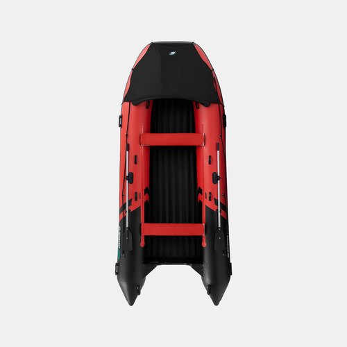 Надувная лодка GLADIATOR E450PRO красно-черный