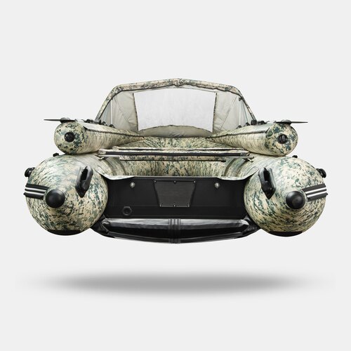 Надувная лодка GLADIATOR E380X PRO цифровой камуфляж