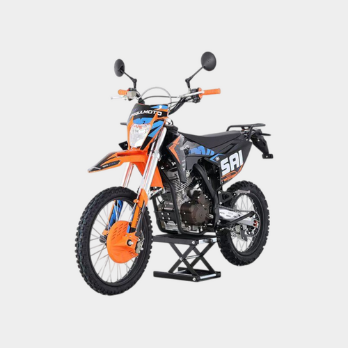 Мотоцикл Regulmoto SAI 200 с ПТС (Черный/ оранжевый,10808-1)