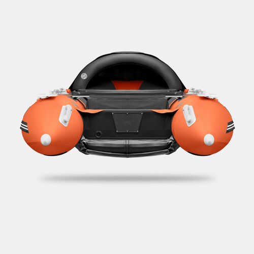 Надувная лодка GLADIATOR E330PRO оранжево-темносерый