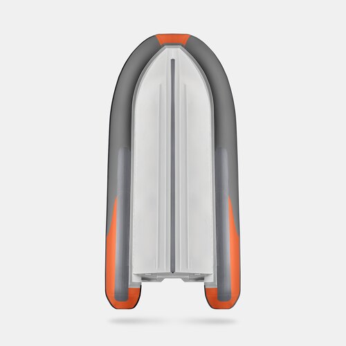 Надувная лодка RIB GLADIATOR AL 380 оранжево-темносерый (СПб)